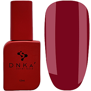 Каучукова база DNKa Cover Base №0004 Sexy, 12 мл червона з малиновим відтінком