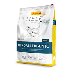 Josera Help+Veterinary Diet Hypoallergenic Cat-Лікувальний корм дорослим кішкам при харчовій непереносимості 10 кг