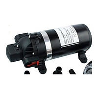 Мінінасос для води 24V — продуктивність: 4,5 літра на хвилину, Тиск: 4,14 барів, Напруга: 24V.