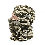 Тактична балаклава підшоломник піксель Чоловіча камуфляжна балаклава маска літня трикотажна, фото 5