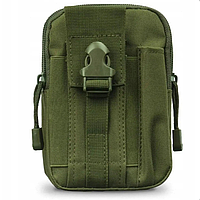 Крепкая военная тактическая сумка подсумок из кордура для военных, военный органайзер цвета хаки, GN15