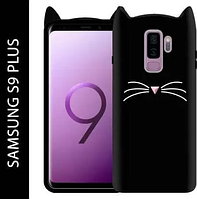 3D Чехол для Samsung Galaxy S9 Plus (G965) Котик с ушками и усиками