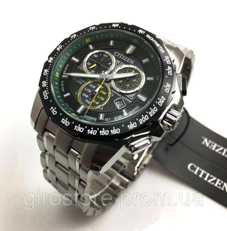 Японський годинник Citizen Eco-Drive BL5578-51E, сапфір, сонячна батарея, тривалий календар хронограф другий час