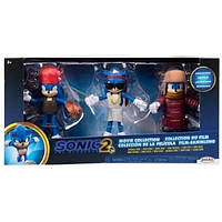 Набор 3 Фигурки Ёжик Соник 2 Sonic The Hedgehog 2 Jakks 41450