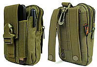 Крепкая военная тактическая сумка подсумок из кордура для военных, военный органайзер цвета хаки, Ch24