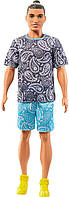 Barbie Ken Fashionistas Paisley Tee and Shorts Кукла Барби Кен HJT09 Mattel