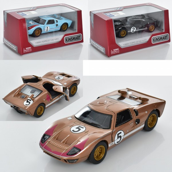 Металева машинка Kinsmart Ford GT 40 MKII Heritage KT5427