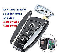 Смарт ключ для Hyundai Santa Fe IX45 - 3 кнопки 433 MHZ