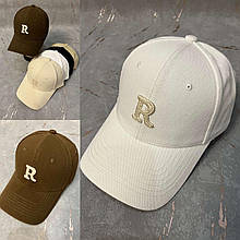 Кепка універсальна котон 56-59 на регуляторі (6 шт.) мікс