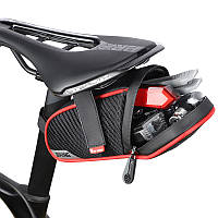 Велосипедна сумка під сідло West Biking YP0707229| водонепроникна підсідельна сумка 1.5L, Чорно-червона
