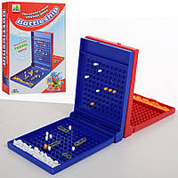 Настольная игра Морской Бой игровое поле, фишки в коробке - стратегия для всей семьи