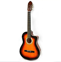 Класична гітара BANDES CG 851С 3TS 39 дюймів з нейлоновими струнами з вирізом