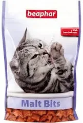 Beaphar Malt-Bits, подушечки з додаванням Мальт-пасти, для виведення шерсті, 300 шт., фото 1