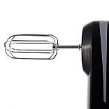 Міксер ручний Kamille 250W KM-6752 чорний, фото 2