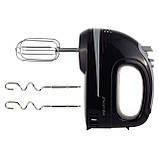 Міксер ручний Kamille 250W KM-6752 чорний, фото 4