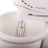 Міксер ручний Kamille 250W KM-6753, фото 4