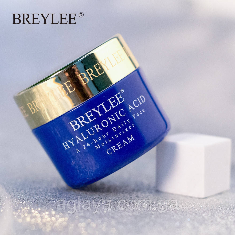 Крем для обличчя з гіалуроновою кислотою HYALURONIC ACID 24h Daily Face Moisturize BREYLEE, 40 г