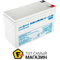 Аккумулятор для ИБП Logicpower LPM-MG 12V/7.5Ah AGM мультигель