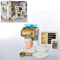 Детский игровой набор "Кофейня" 6147-1, кофе-машина, кассовый аппарат, терминал, звук