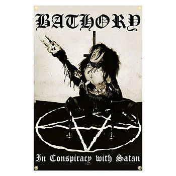 Прапор Bathory "In Conspiracy With Satan" sfc-015