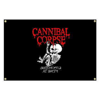 Прапор Cannibal Corpse "Butchered at Birth" sfc-013