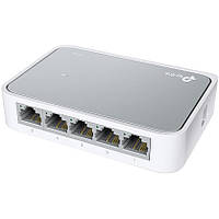 Свитч (коммутатор) 100M 5 портов TP-Link TL-SF1005D белый бу