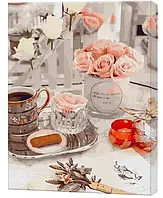 Картина Малювання за номерами Початок дня Живопис за номерами 40х50 Натюрморт Rainbow Art GX42687