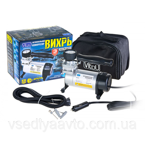 Компресор "Вихр" КА-В12072 100psi/12Amp/35 л/прикур. VITOL