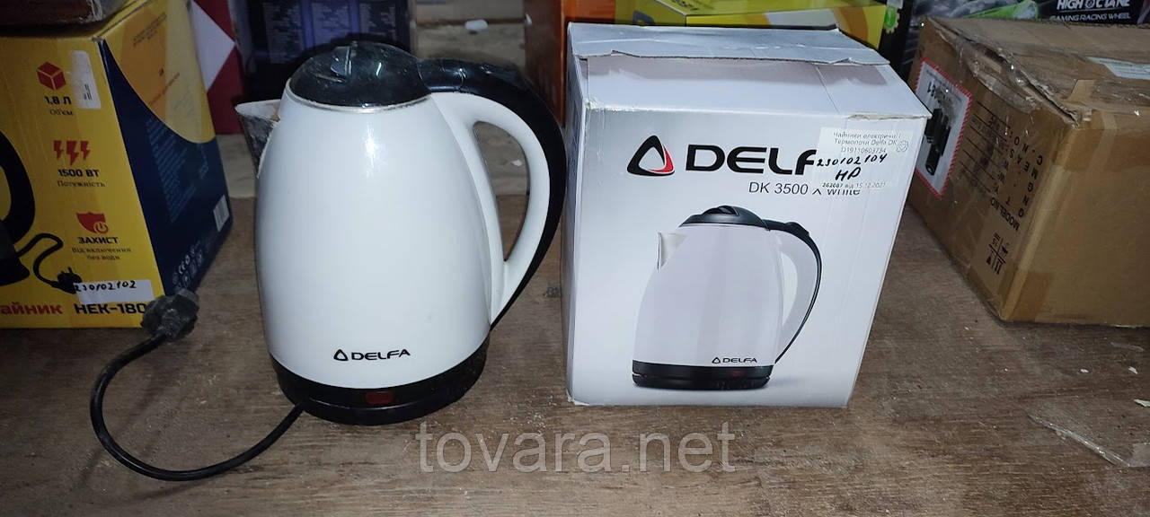Електричний чайник Delfa DK 3500 X White No 230102104
