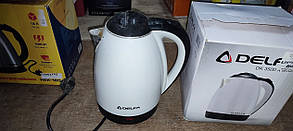Електричний чайник Delfa DK 3500 X White No 230102104, фото 3