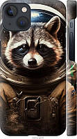 Чехол на Apple iPhone 13 Енот астронавт Эппл Айфон 13