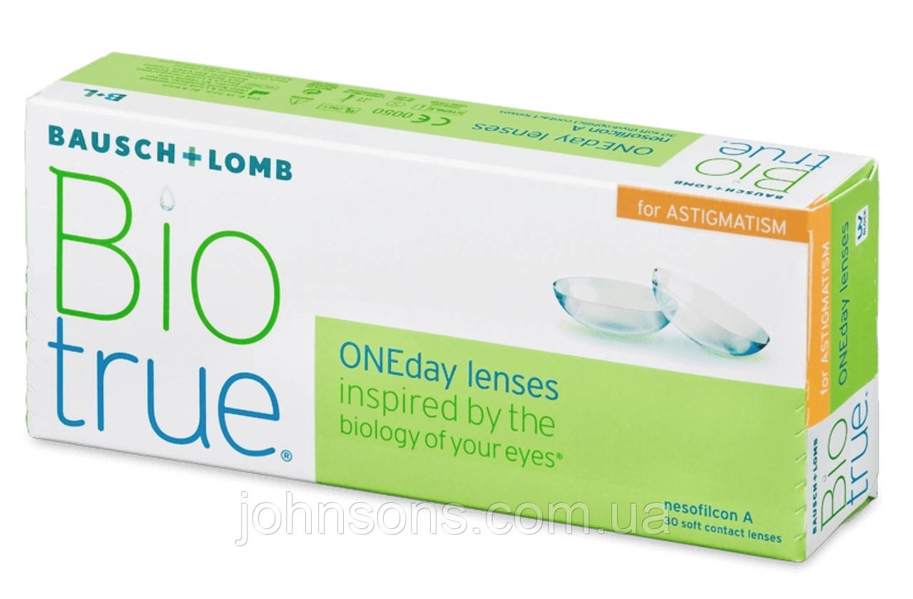 BioTrue Oneday for Astigmatism 1уп (30 шт) | Одноденні контактні лінзи для астигматизму