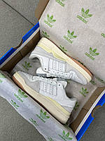 Кроссовки, кеды отличное качество Adidas Forum Low White Grey Beige Размер 36