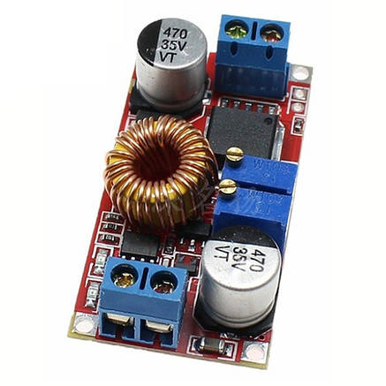 Понижуючий перетворювач XL4015 DC 5А 1.25-36V з регулятором струму, фото 3