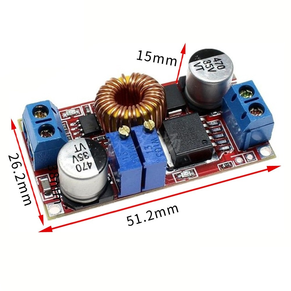 Понижуючий перетворювач XL4015 DC 5А 1.25-36V з регулятором струму
