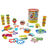 Play-Doh зубастик, зачіски, фабрика, Doctor Drill, Crazy Cuts, Fun Factory, Big Time Classics Canister Bundle