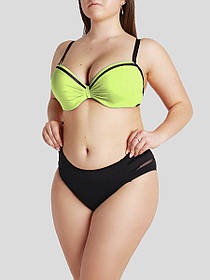 Купальник із м'якою чашкою тканина в рубчик Z.Five 5716-20 лимонний на 48 50 52 54 укр розмір