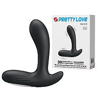 Чорний вібростимулятор простати Pretty Love Beckie Prostate Stimulator Black
