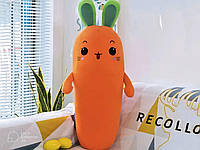 Большая мягкая плюшевая игрушка антистресс морковка игрушка-подушка обнимашка 90 см