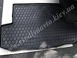 Килимок в багажник CHEVROLET Aveo з 2006-2012 рр. седан (AVTO-GUMM) пластік+гума, фото 2
