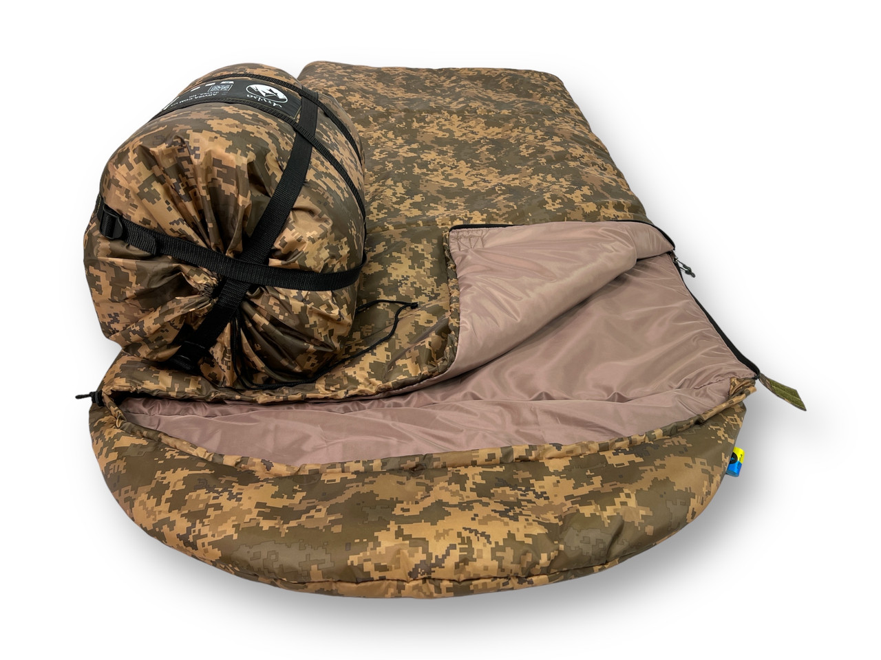 Армейський спальний мішок (до -2) спальній для походу та риболовлі