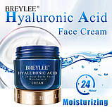 Крем для обличчя з гіалуроновою кислотою HYALURONIC ACID 24h Daily Face Moisturize BREYLEE, 40 г, фото 5
