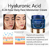 Крем для обличчя з гіалуроновою кислотою HYALURONIC ACID 24h Daily Face Moisturize BREYLEE, 40 г, фото 6