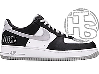 Мужские кроссовки Nike Air Force 1 Low 07 Raiders Black White Silver CT2301-001