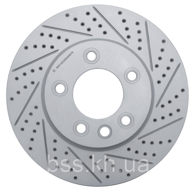 Диск гальмівний передній R1 CONCEPTS CARBON GEOMET VW TOUAREG / AUDI Q7 350mm