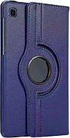 Кожаный чехол книжка 360 для Samsung Galaxy Tab A7 Lite(SM-T220) синий