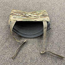 Сидушка (каремат) одинарна, Cordura 1000D, Мультикам, WINTAC, 350 мм х 300 мм х 20 мм, шлейки для кріплення, фото 6
