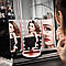 Сенсорне дзеркало для макіяжу з підсвічуванням 22 LED, Magnifying Mirror / Потрійне дзеркало косметичне, фото 3