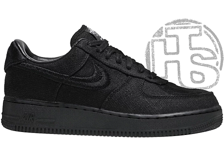 Чоловічі кросівки Nike Air Force 1 Low Stussy Black CZ9084-001, фото 1