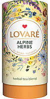 Травяной чай Lovare Alpine Herbs с ромашкой, эхинацеей, шиповником, мятой 80 грамм в подарочной упаковке